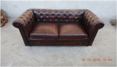 2 Seater Dark Brown